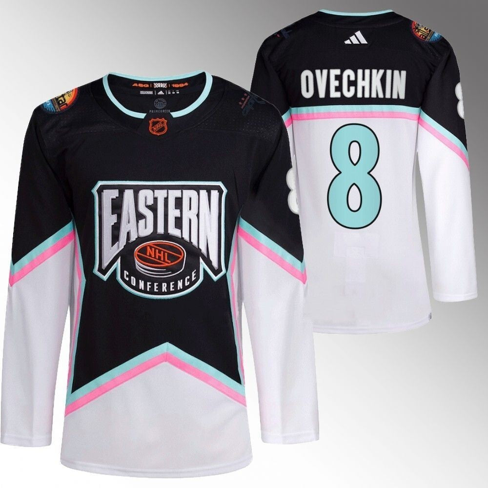 Washington Capitals #8 Alex Ovechkin 2023 NHL All-Star Black Eastern Conference Jersey