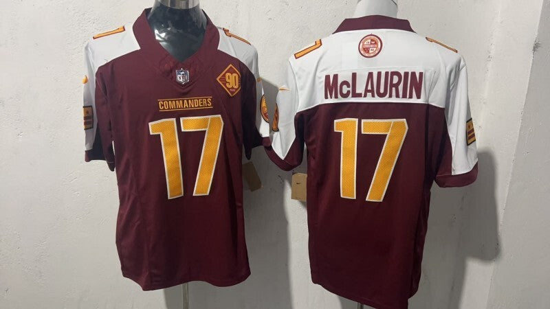 Washington Commanders #17 Terry McLaurin Style 4