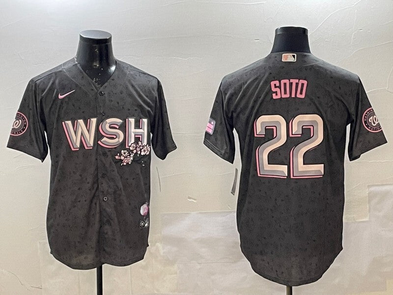 Washington Commanders #22 Juan Soto Nationals City Adult