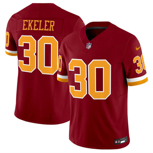 Washington Commanders #30 Austin Ekeler Burgundy 2025 F.U.S.E. Throwback Limited