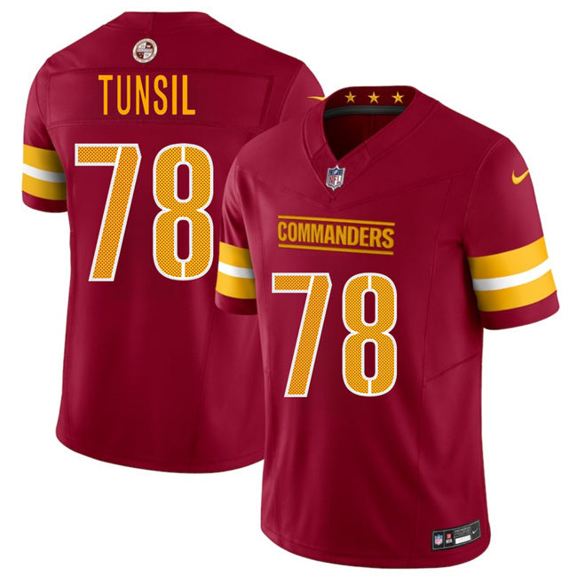 Washington Commanders #78 Laremy Tunsil Burgundy 2025 F.U.S.E. Vapor Limited