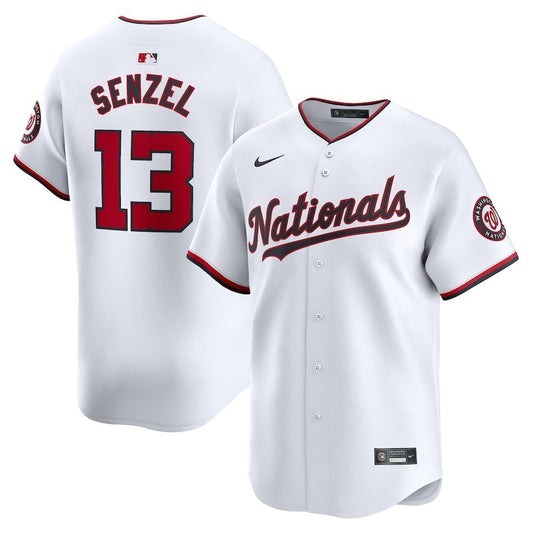 Washington Nationals #13 Nick Senzel Home Limited Player Jersey - White Style 1