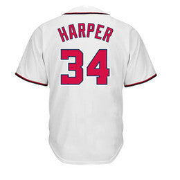 Washington Nationals #34 Bryce Harper Style 1