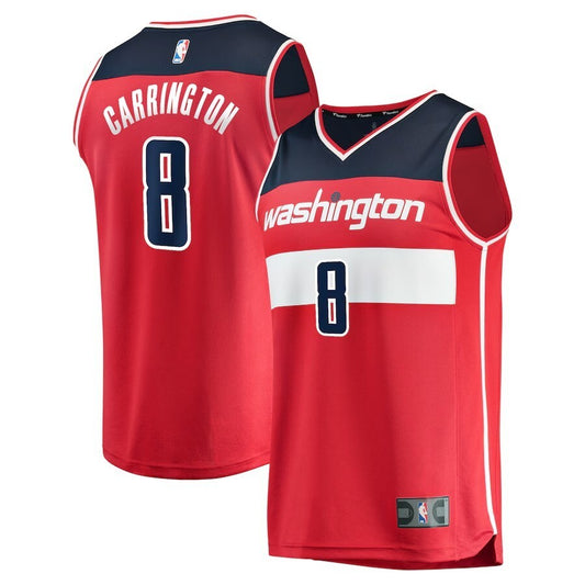 Washington Wizards #8 Carlton Carrington Replica Player Jersey - Icon Edition - Red