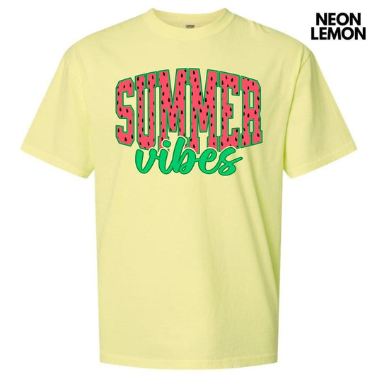Watermelon Summer Vibes Comfort Colors T-Shirt 'NLB' Hoodie, Sweatshirt | WearSparks.com
