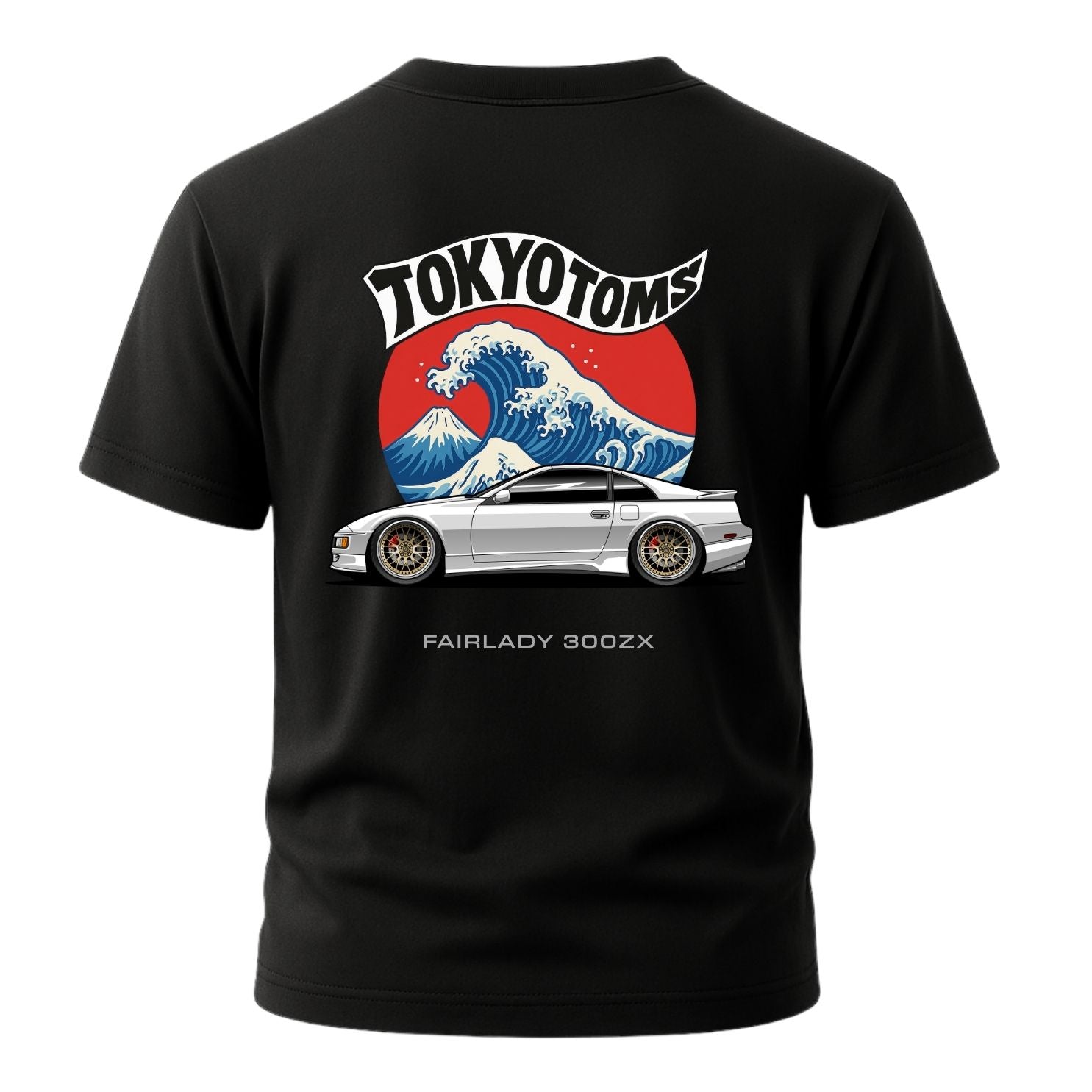 Tokyo Toms Nissan Fairlady 300ZX Wave T-Shirt Hoodie, Sweatshirt | WearSparks.com (Image 2)