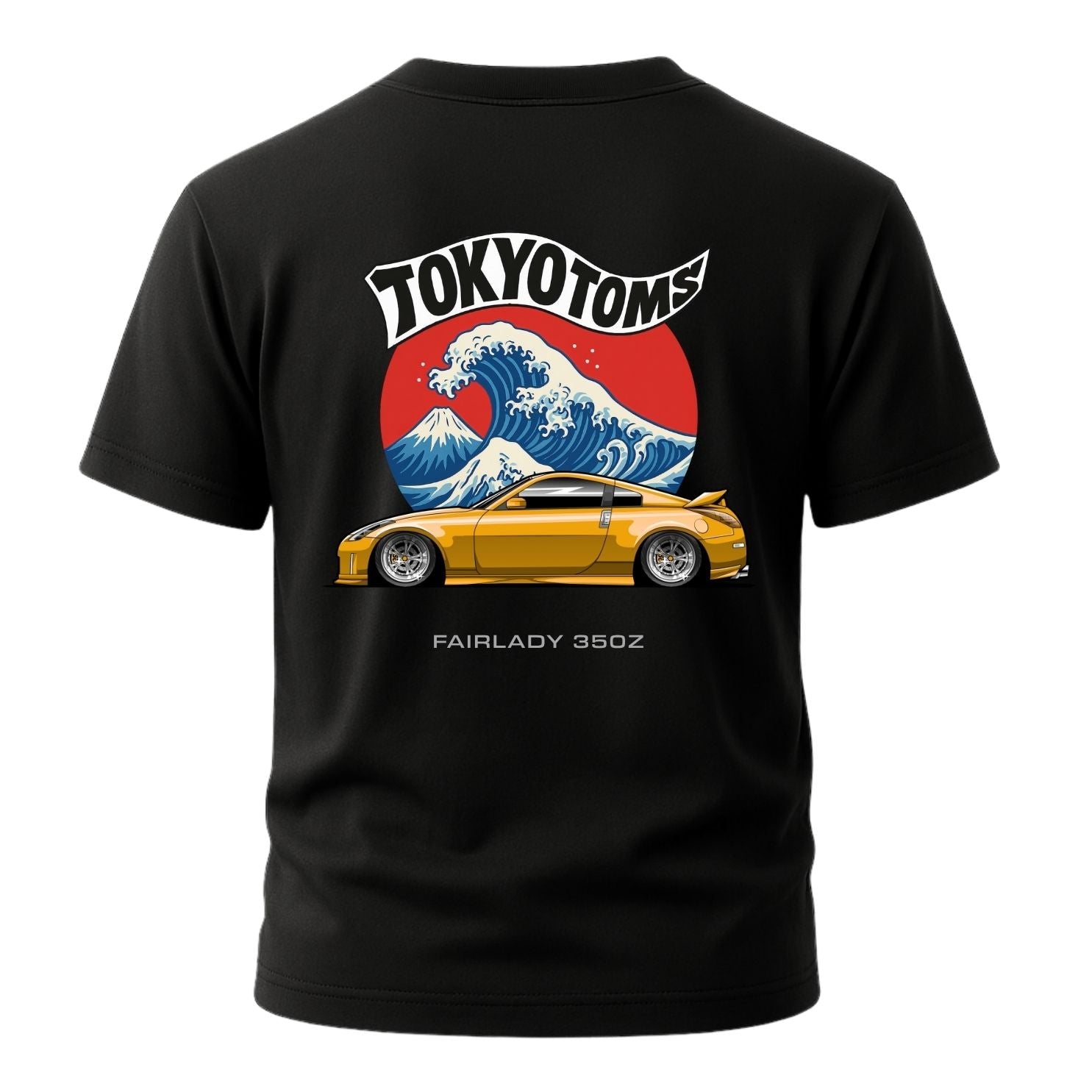 Tokyo Toms Nissan Fairlady 350Z Wave T-Shirt Hoodie, Sweatshirt | WearSparks.com (Image 2)