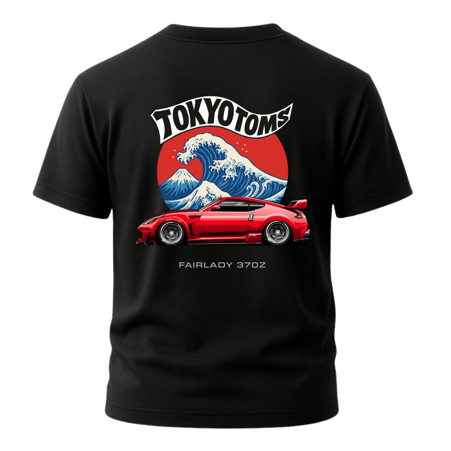 Tokyo Toms Nissan Fairlady 370Z Wave T-Shirt Hoodie, Sweatshirt | WearSparks.com (Image 2)