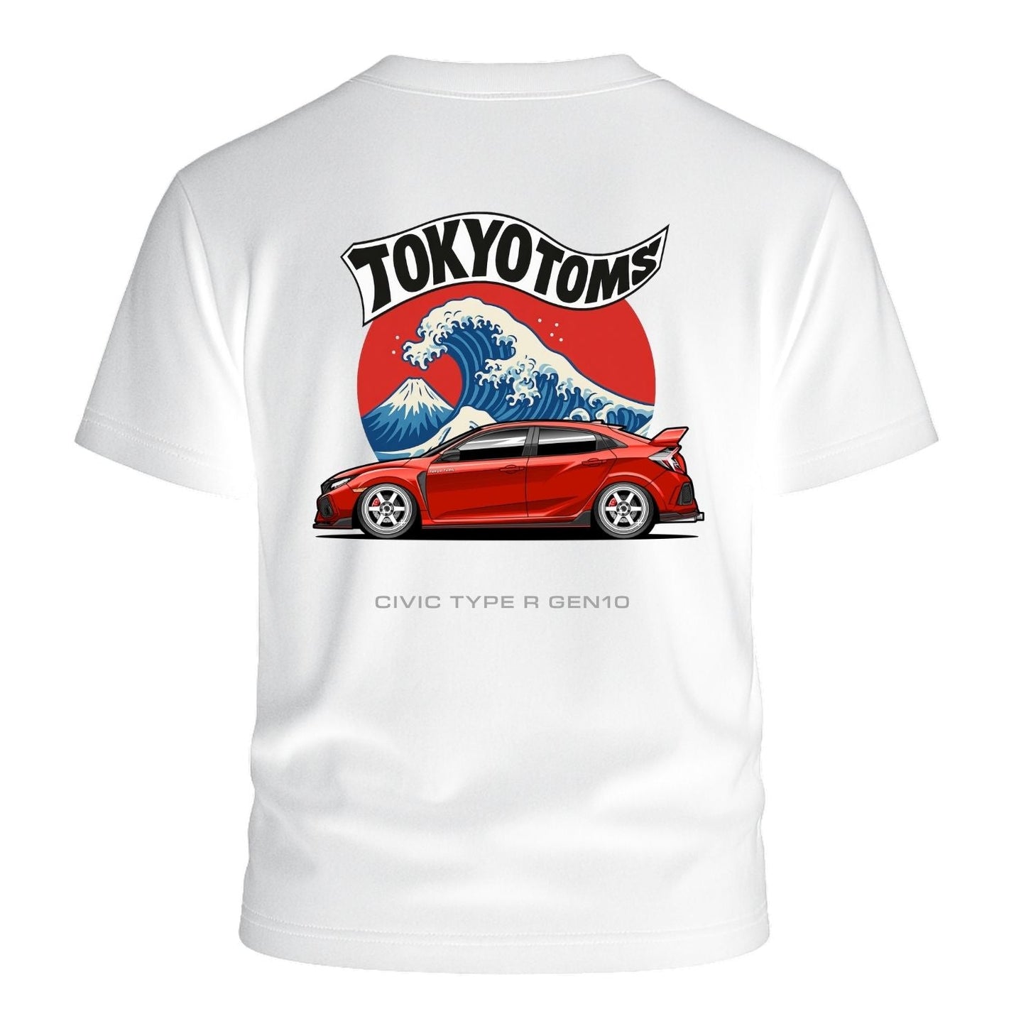 Tokyo Toms Honda Civic Gen 10 Wave T-Shirt Hoodie, Sweatshirt | WearSparks.com (Image 1)