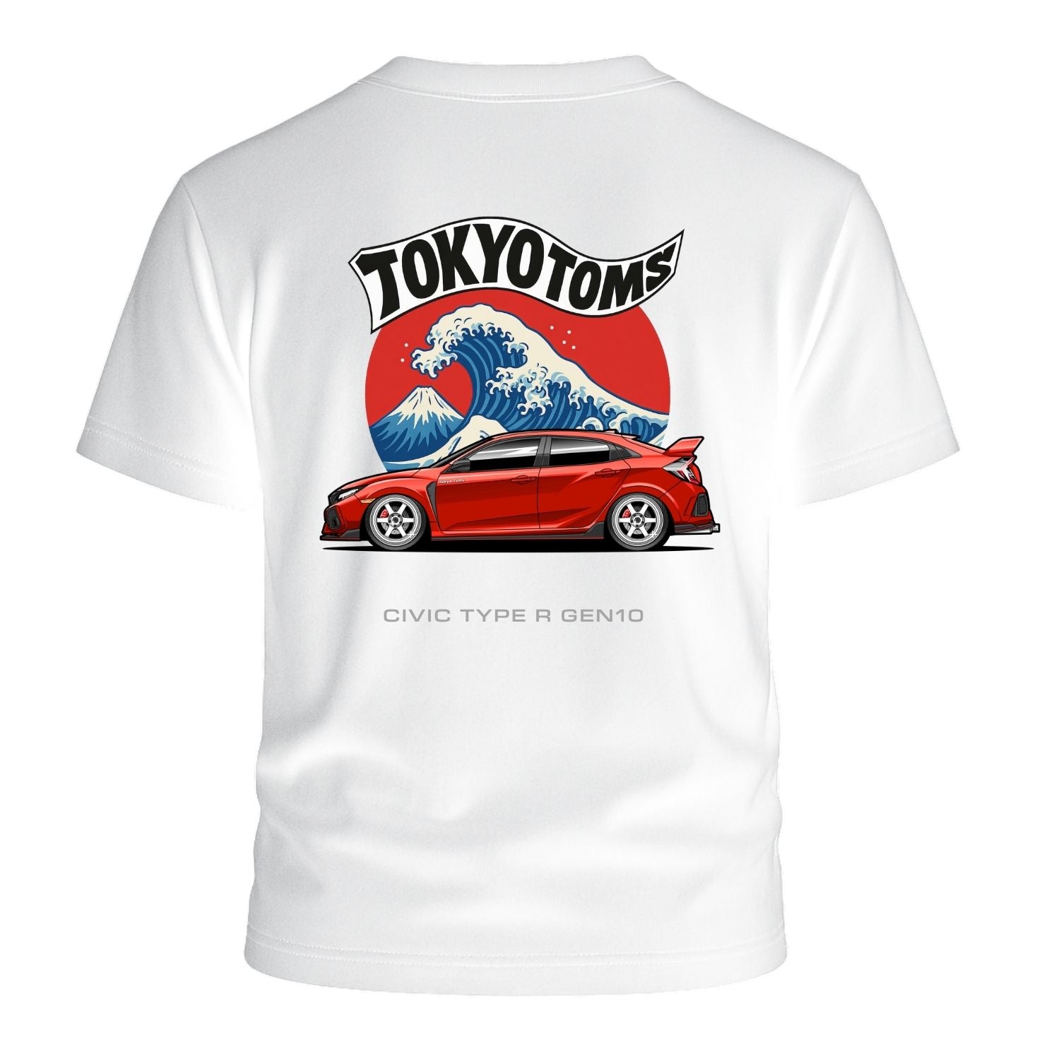 Tokyo Toms Honda Civic Gen 10 Wave T-Shirt Hoodie, Sweatshirt | WearSparks.com (Image 1)