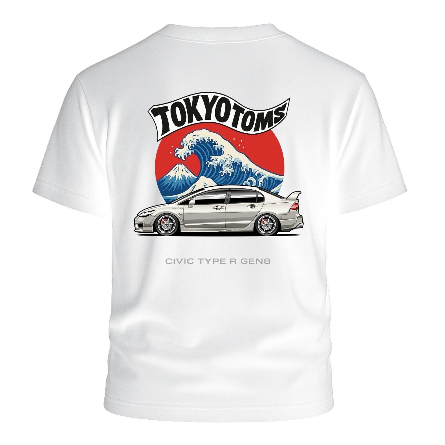 Tokyo Toms Honda Civic Gen 8 Wave T-Shirt Hoodie, Sweatshirt | WearSparks.com (Image 1)