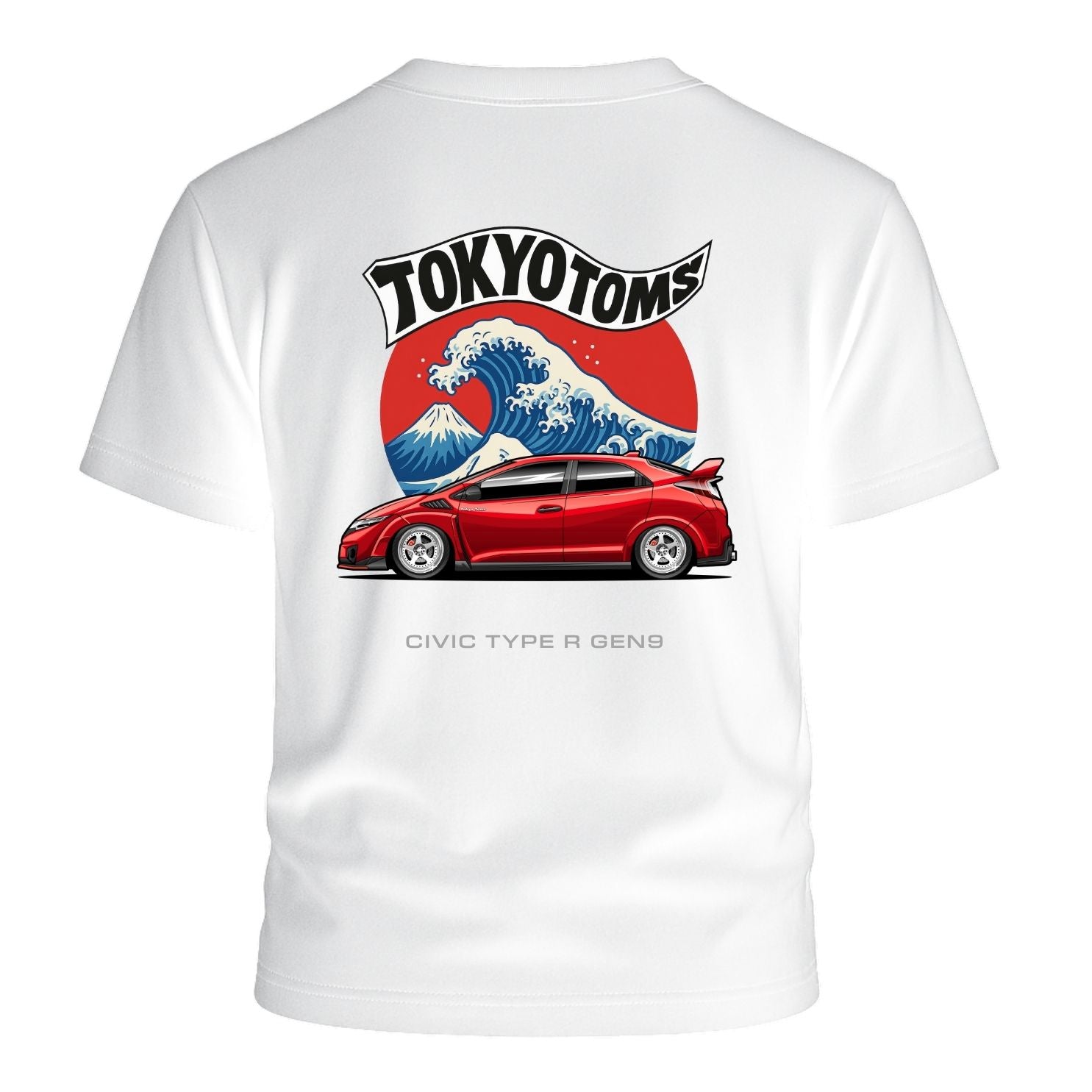 Tokyo Toms Honda Civic Gen 9 Wave T-Shirt Hoodie, Sweatshirt | WearSparks.com (Image 1)