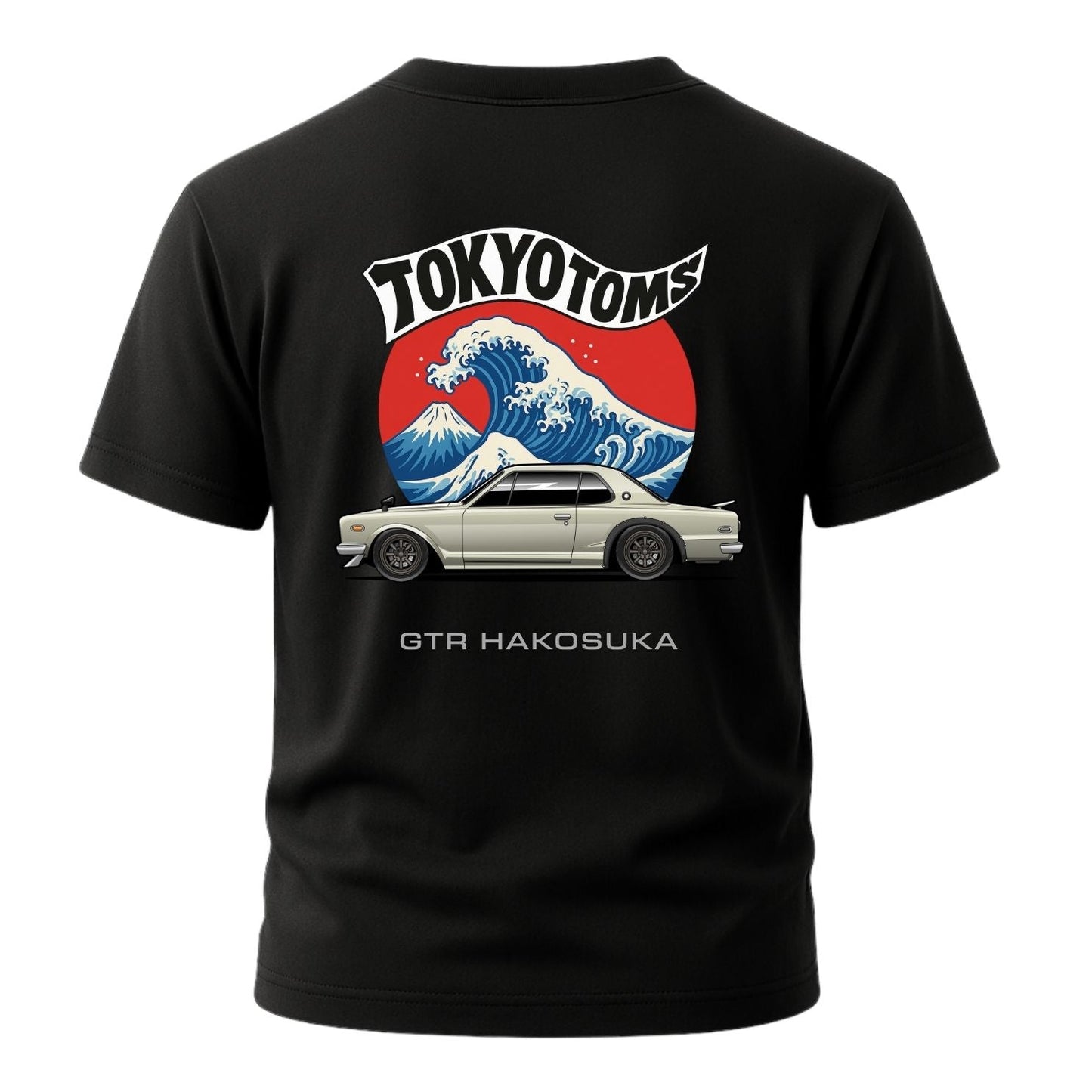 Tokyo Toms Nissan GTR Hakosuka Wave T-Shirt Hoodie, Sweatshirt | WearSparks.com (Image 2)