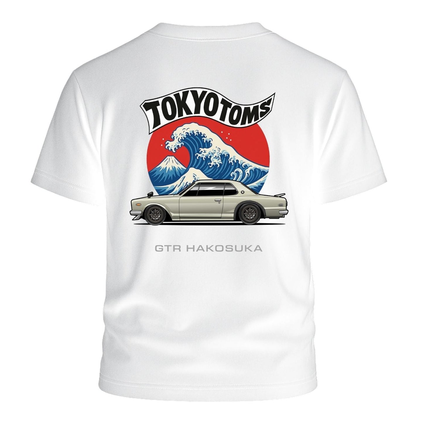 Tokyo Toms Nissan GTR Hakosuka Wave T-Shirt Hoodie, Sweatshirt | WearSparks.com (Image 1)