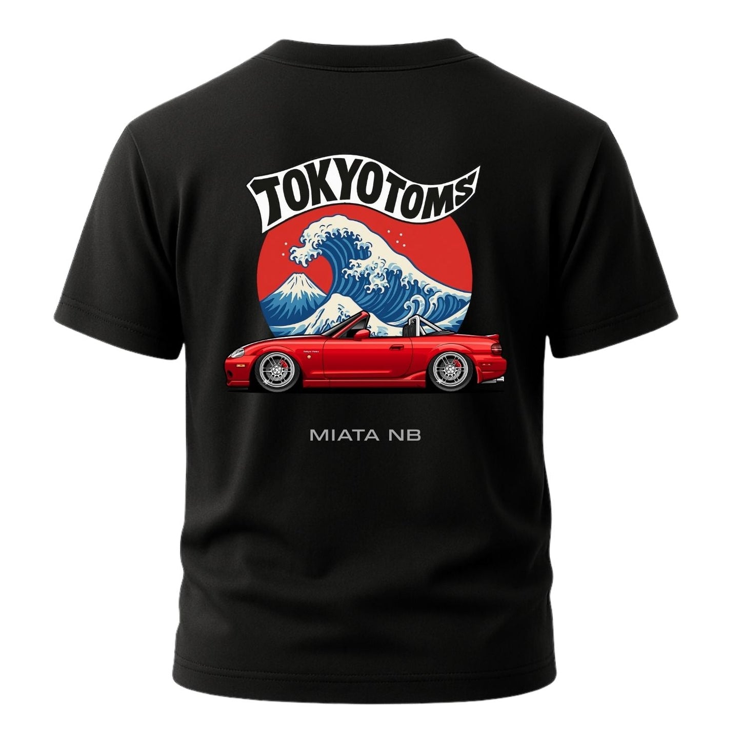 Tokyo Toms Mazda Miata NB Wave T-Shirt Hoodie, Sweatshirt | WearSparks.com (Image 2)