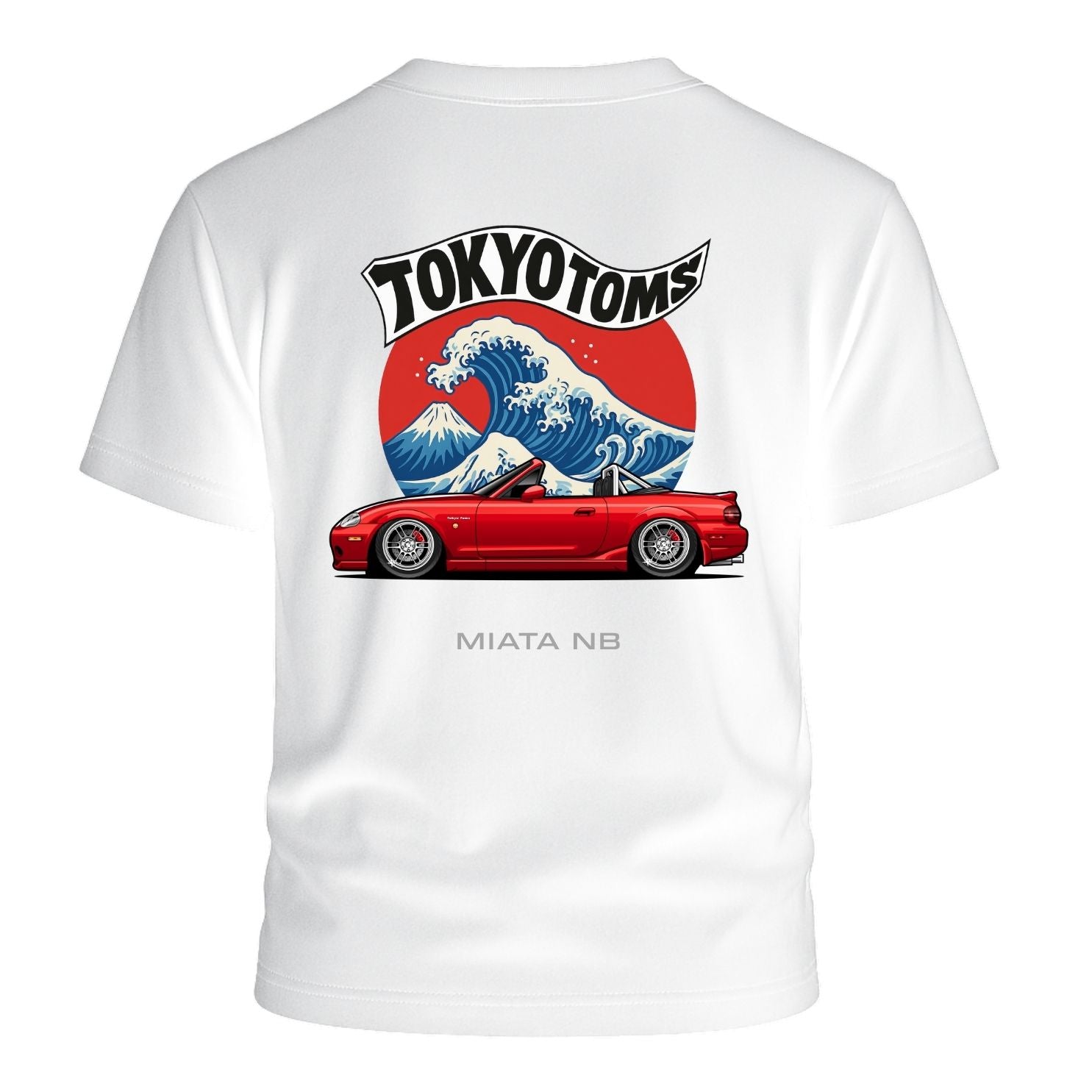 Tokyo Toms Mazda Miata NB Wave T-Shirt Hoodie, Sweatshirt | WearSparks.com (Image 1)