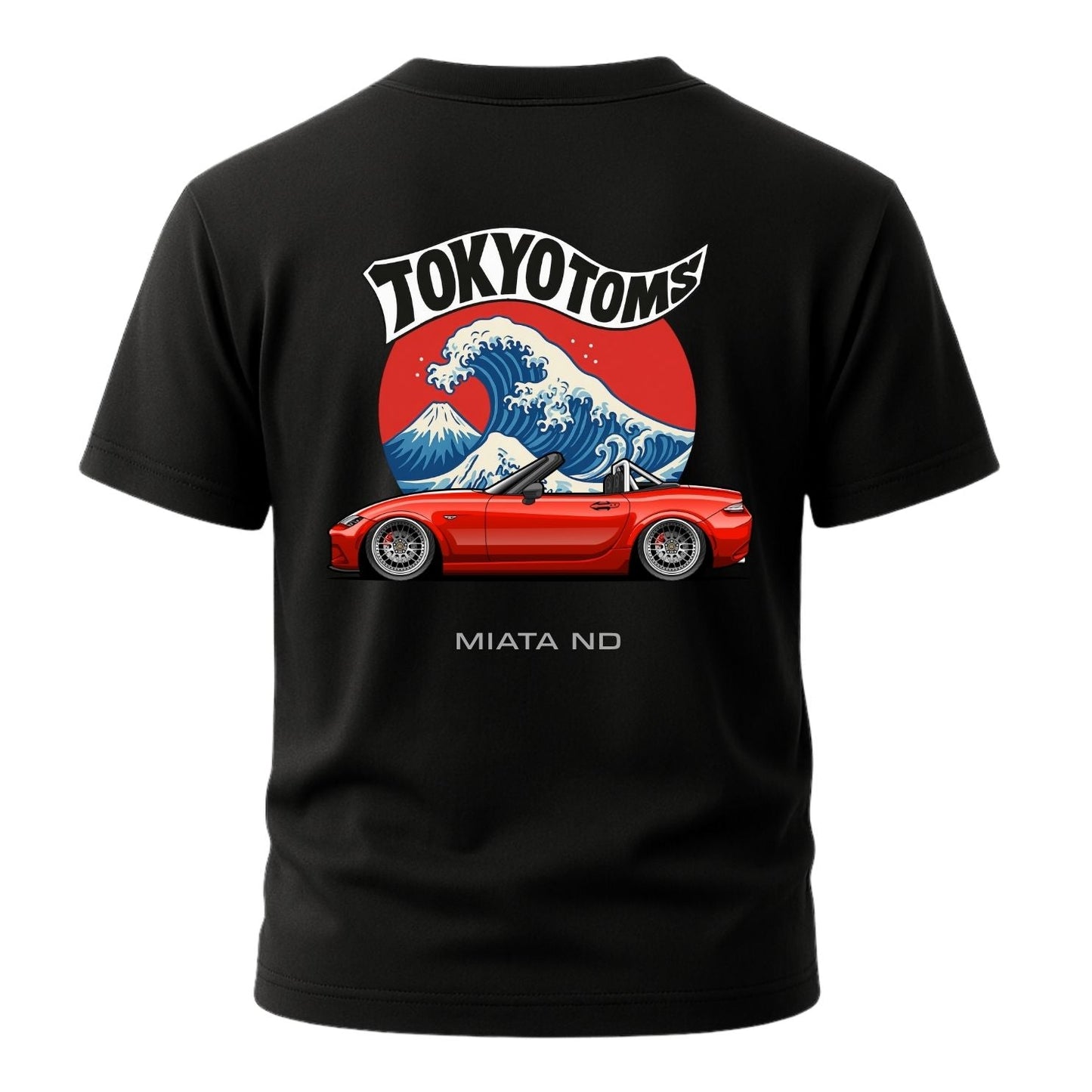 Tokyo Toms Mazda Miata ND Wave T-Shirt Hoodie, Sweatshirt | WearSparks.com (Image 2)