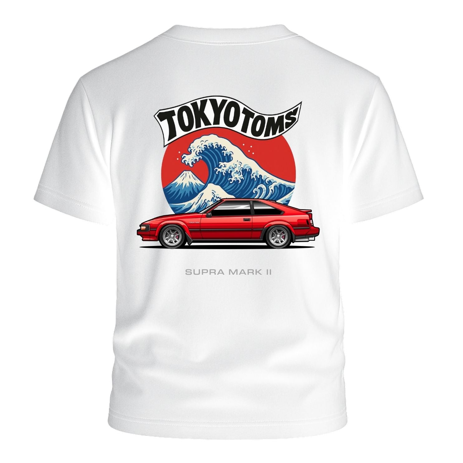 Tokyo Toms Toyota Supra Mark II Wave T-Shirt Hoodie, Sweatshirt | WearSparks.com (Image 1)