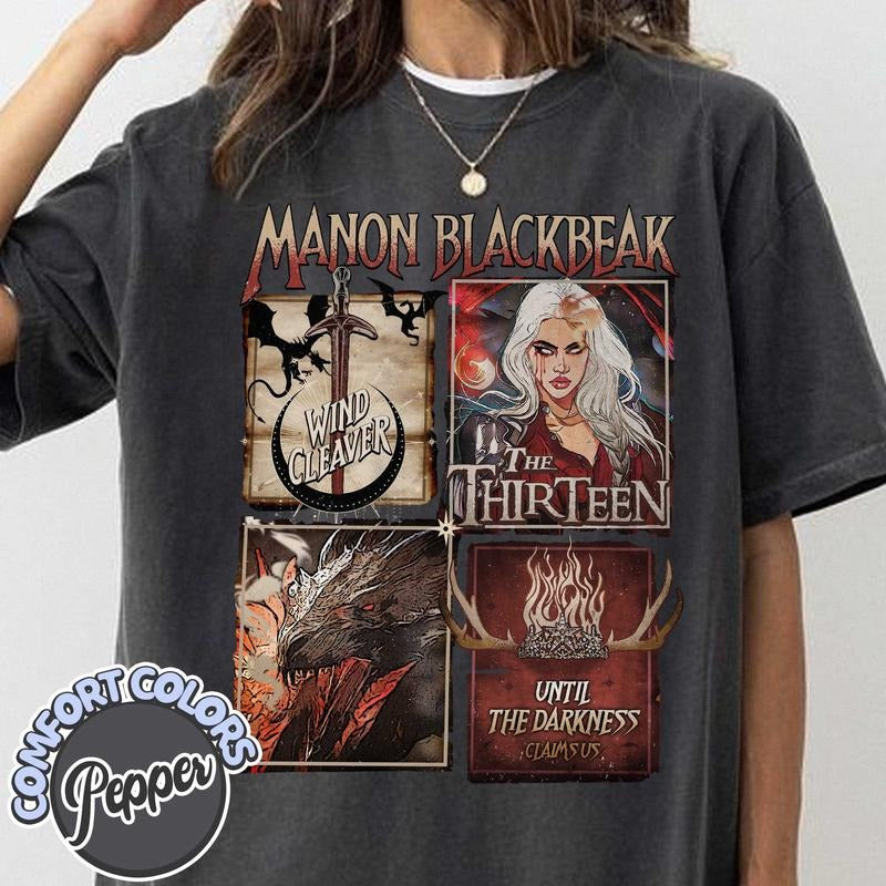 We Are the Thirteen Shirt From Now Until the Darkness Claims T-Shirt,Acotar Crescent City Manon Blackbeak Throne of Glass...
