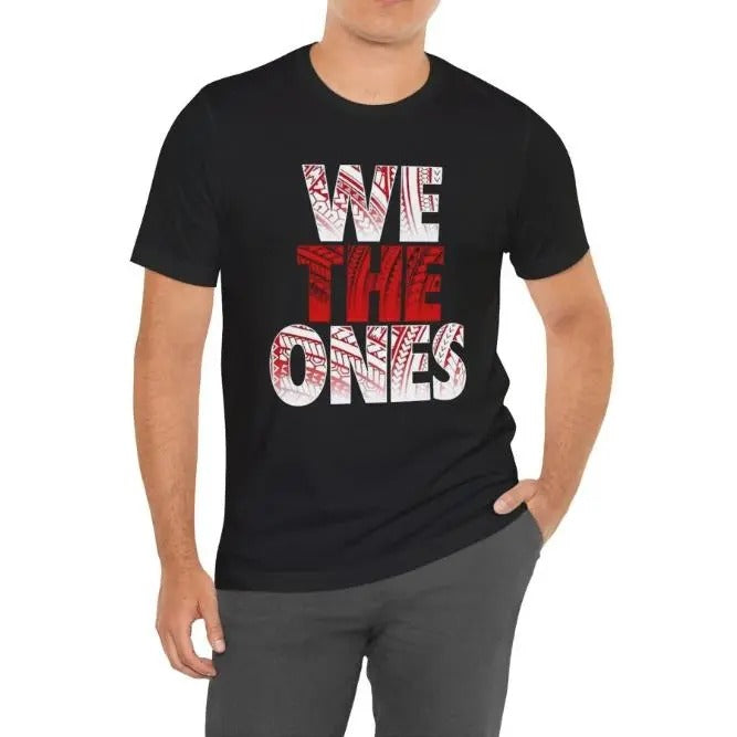 We The Ones Print, Men's Round Crew Neck Short Sleeve, Simple Style Tee Fashion Regular Fit T-Shirt, Casual Comfy...