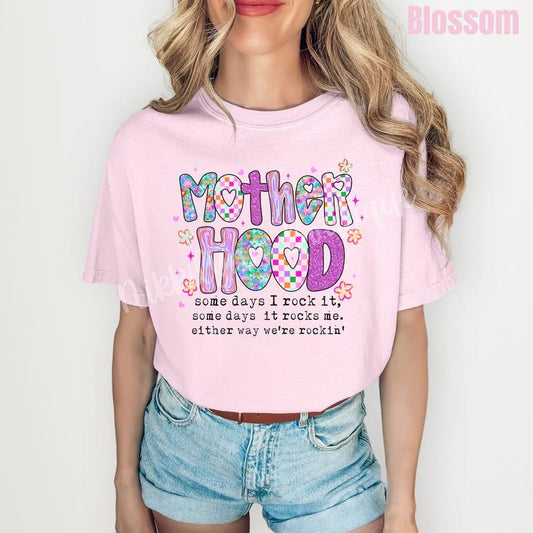 We're Rockin Mother Hood Comfort Colors T-Shirt 'NLB' Hoodie, Sweatshirt | WearSparks.com