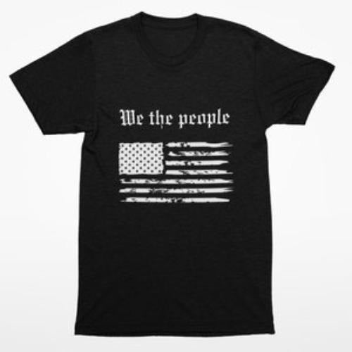 We the People T-Shirt, American Flag T-Shirt, America Tee,American flag graphic T-Shirt, Flag Tee, USA Lover Gift Made in...