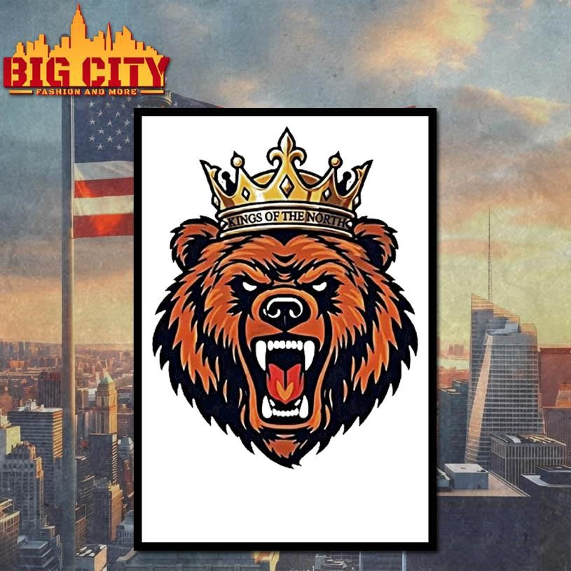 Wear The Crown Chicago Bear King Of The North Shirt
