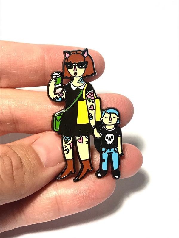 Weird Mother and Child Hard Enamel Pin T-Shirts, Hoodie, Sweatshirt | WearSparks.com