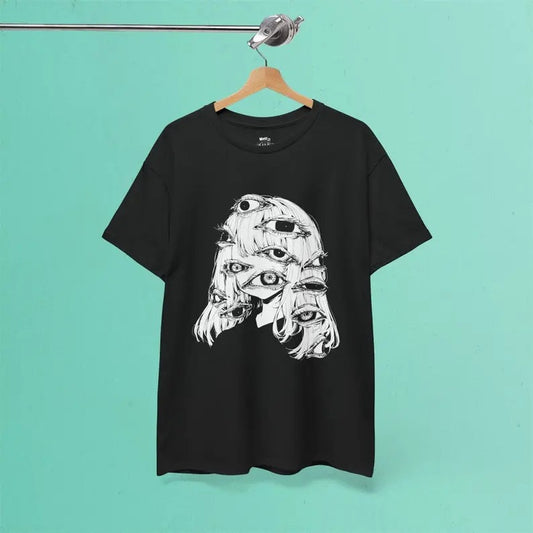 Weirdcore Eyeball T-Shirt | Anime Shirt, Gothic Shirt, Harajuku Streetwear, Japanese Horror Shirt, Grunge Alt Clothing,...