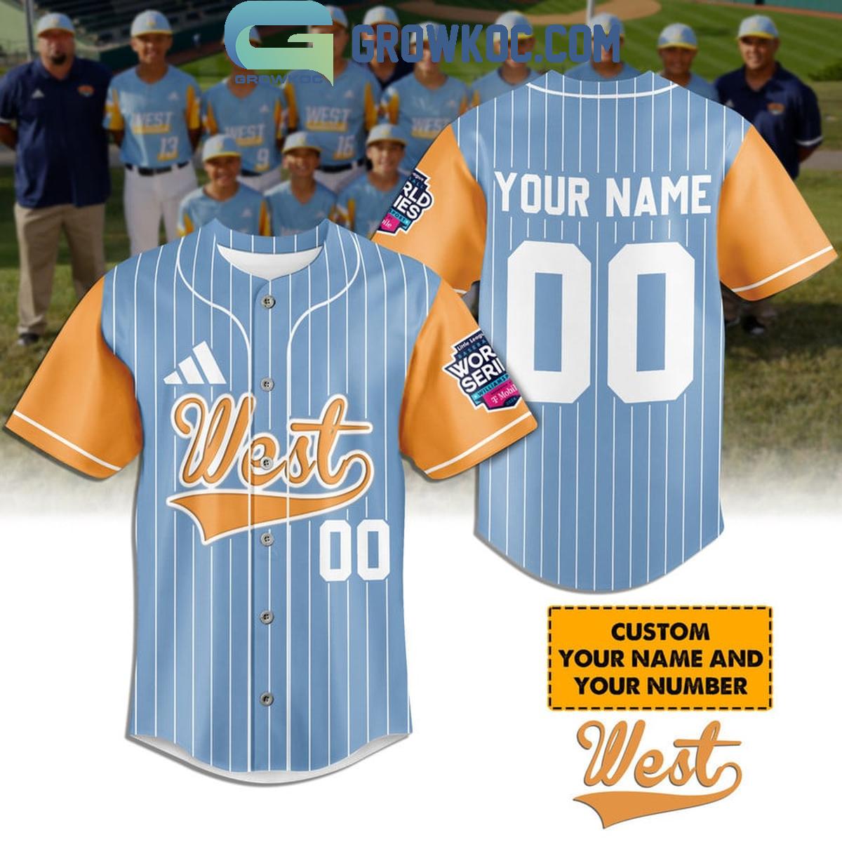 West Region Little League World Series Personalized Baseball Jersey