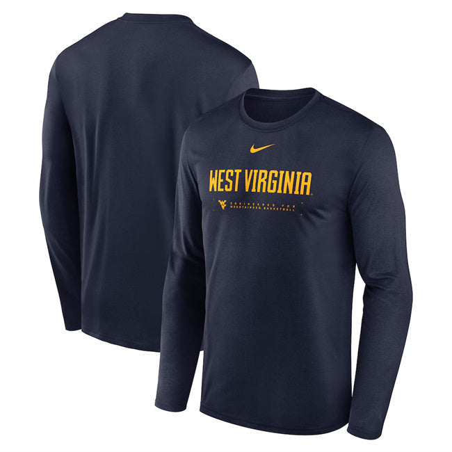 West Virginia Mountaineers Navy 2025 Courtside Basketball