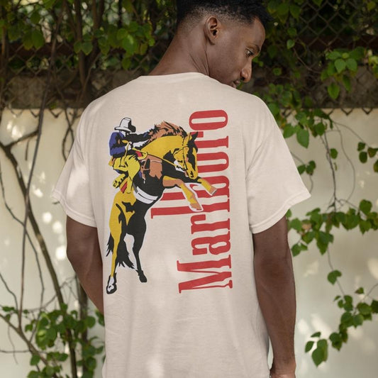 Western Cowboy Beer T-Shirt, Vintage 90s Graphic Western Shirt, Retro Beer Tee, Rodeo Oversized Cowboy Shirt, Wild West...