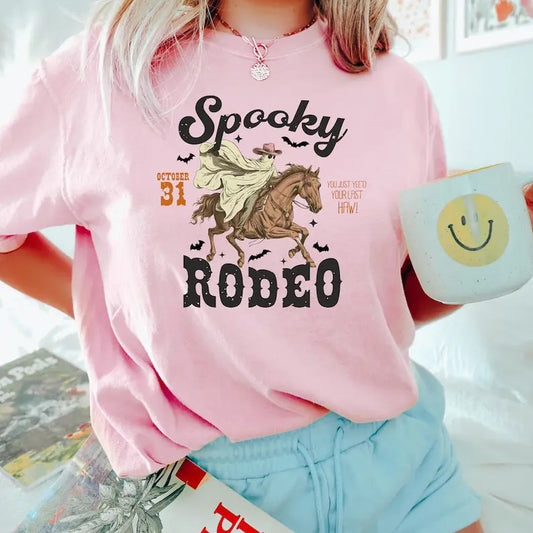 Western Halloween Shirt, Spooky Rodeo Shirt, Halloween Skeleton Shirt, Western Rodeo Shirt, Spooky Cowgirl, Howdy...