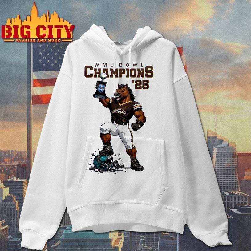 Western Michigan Broncos Myrtle Beach Bowl Champions 2025 football Shirt