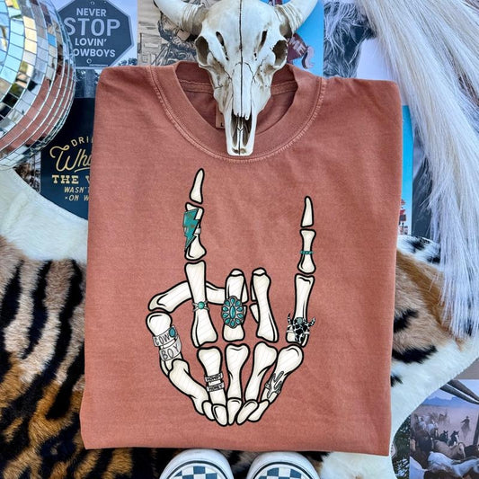 Western Skeleton Hand DTF Transfers - THIS IS NOT A SHIRT Hoodie, Sweatshirt | WearSparks.com