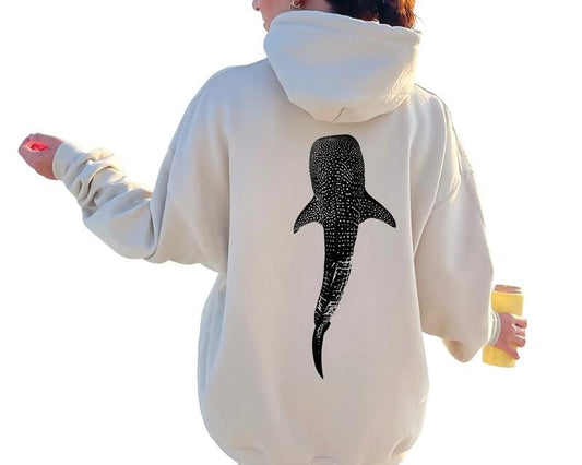 Whale Shark Shirt, Beachy Hoodie Shark Tshirt, Coconut Girl Jesus Shirt, Christian Faith Over Fear Surf Shirt Beach...