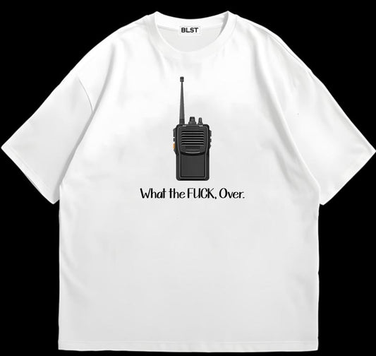 What The Fck Over Funny T-Shirt Soft Cotton Fabric Cotton and Machine Washable Hoodie, Sweatshirt | WearSparks.com