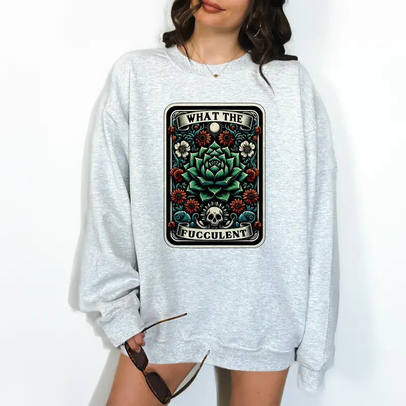 What the Facculent - Unisex Crewneck Sweatshirt