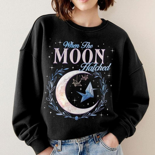 When The Moon Hatched TShirt For Fan, Dragon Moonplume Tee, Gift For Book Lover, Easy Care, Machine Wash Safe,...