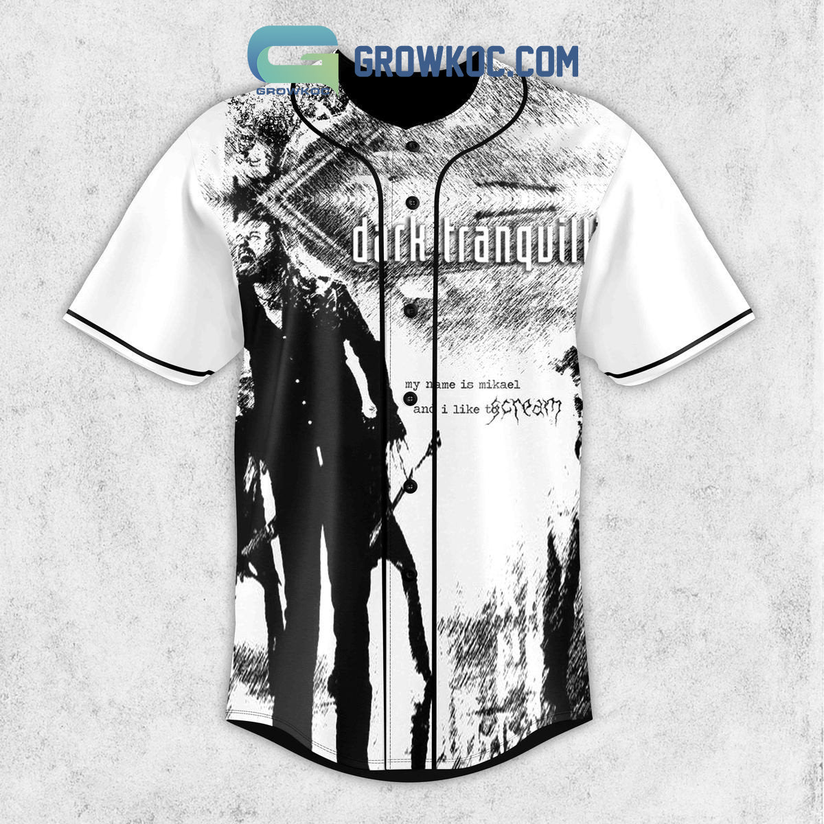 Where Death Is Most Alive Dark Tranquillity Personalized Baseball Jersey