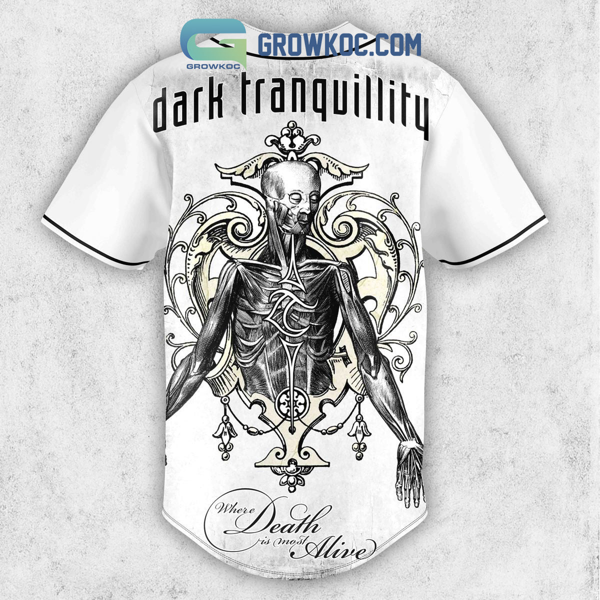 Where Death Is Most Alive Dark Tranquillity Personalized Baseball Jersey