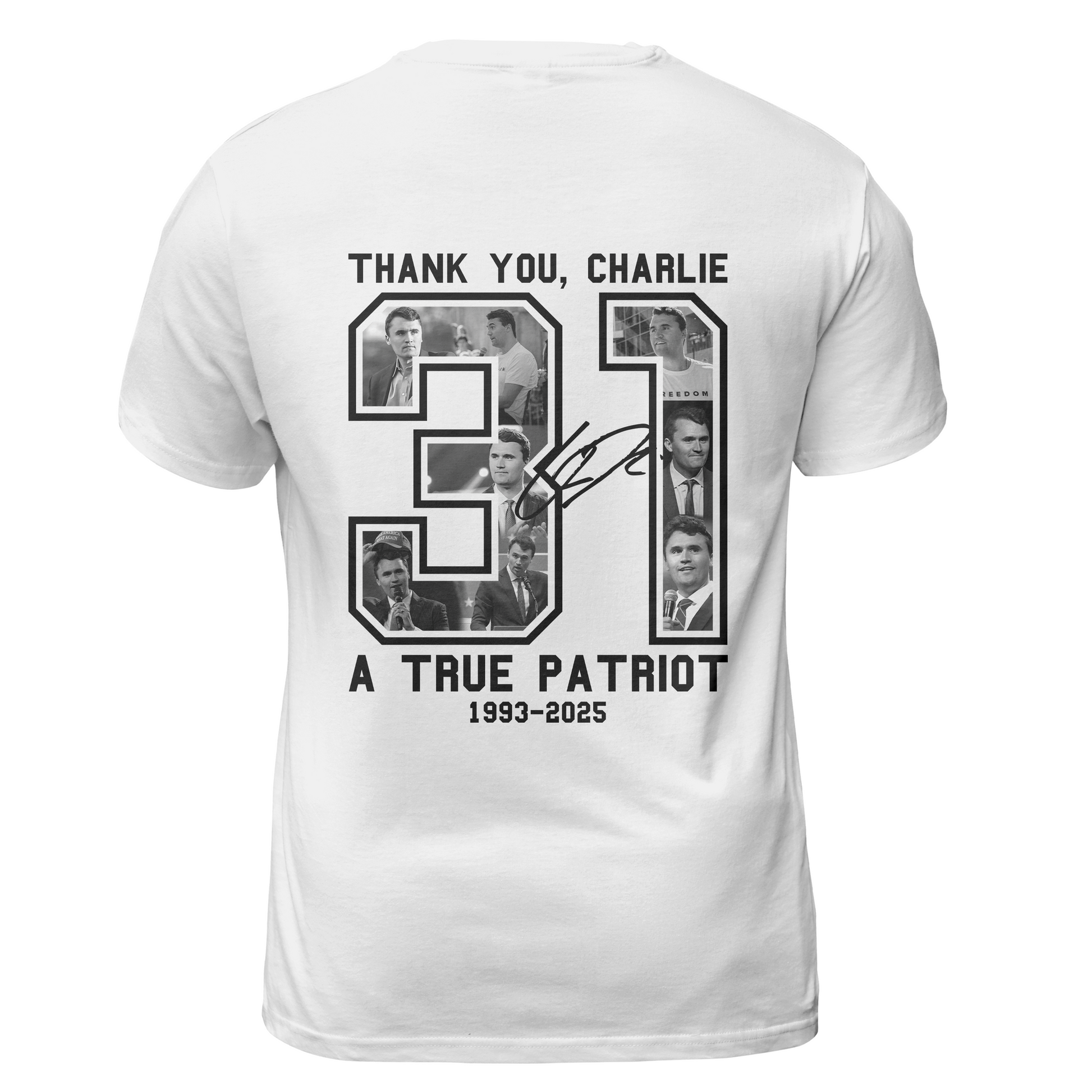 Freedom Thank You Charlie A True Patriot 31 T Shirt - G Hoodie, Sweatshirt | WearSparks.com (Image 2)