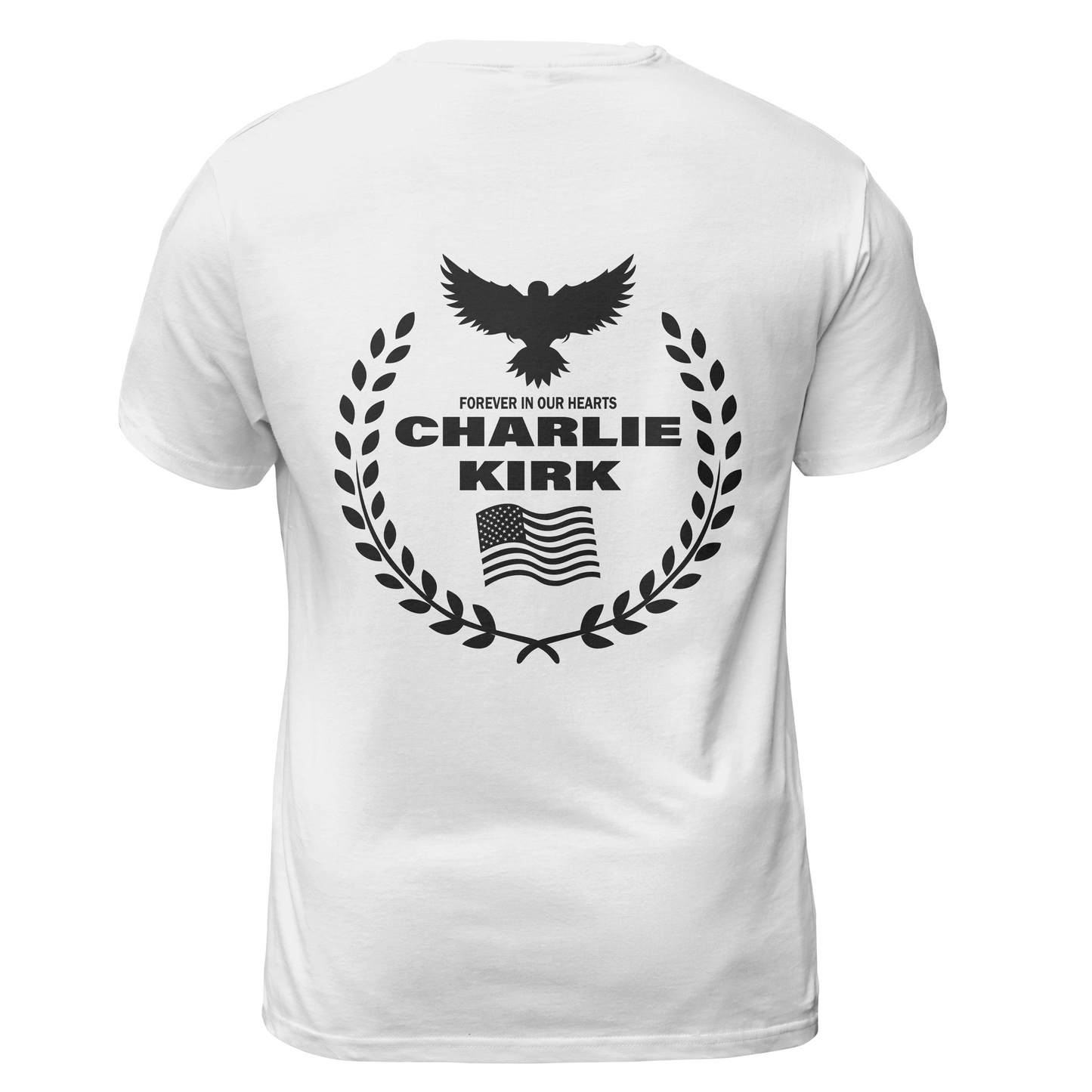 Freedom Charlie Kirk Forever In Our Hearts T Shirt - 2 - G Hoodie, Sweatshirt | WearSparks.com (Image 2)