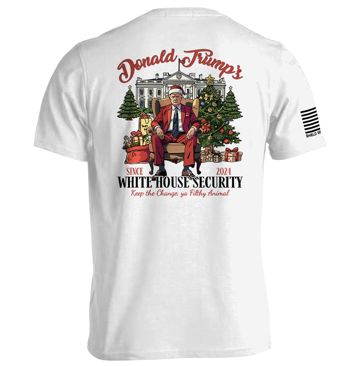 Donald Trump's White House Security Christmas T-Shirts, Hoodie, Sweatshirt | WearSparks.com (Image 2)
