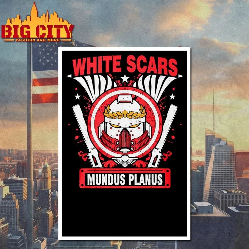 White Scars Mundus Planus shirt