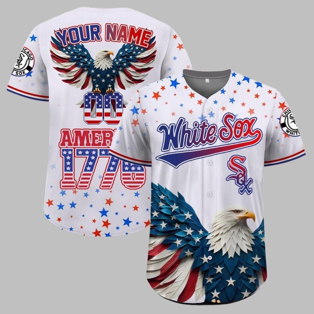 White Sox Independence Day Baseball Jersey 2025 - Grishko.com T-Shirts, Hoodie, Sweatshirt | WearSparks.com (Image 1)