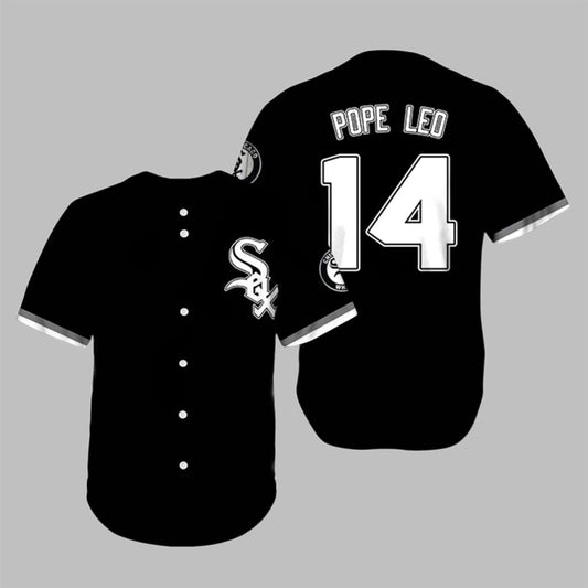 White Sox Pope Leo 14 Baseball Jersey - Grishko.com T-Shirts, Hoodie, Sweatshirt | WearSparks.com (Image 1)