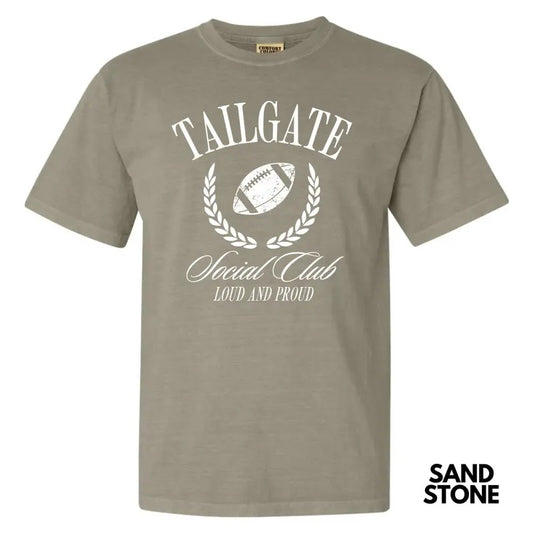 White Tailgate Social Club Comfort Colors T-Shirt 'NLB' Hoodie, Sweatshirt | WearSparks.com