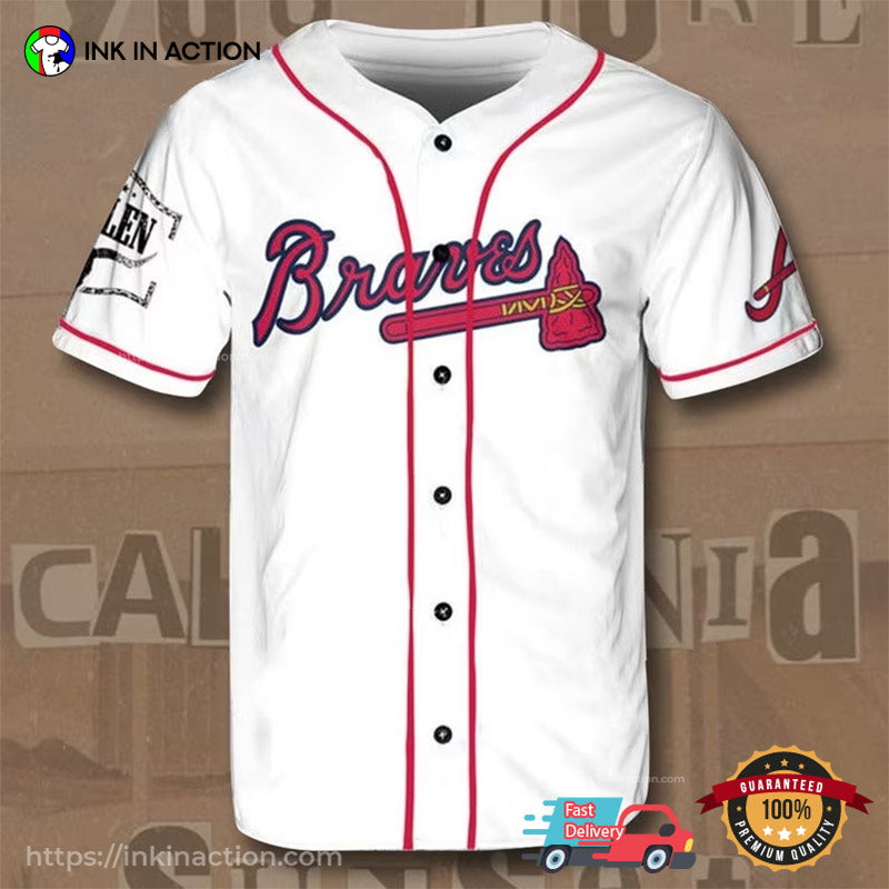 White Wallen 98 Braves Baseball Jersey