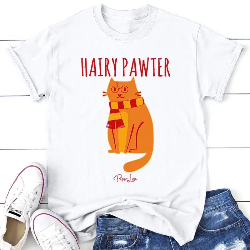 Hairy Pawter Tee, Proudly Printed In The USA, Tee Gray / White, #harrypotter #cats #sassy #cute #colorprint Hoodie,...